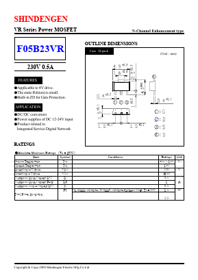 F05B23VR Datasheet PDF Shindengen