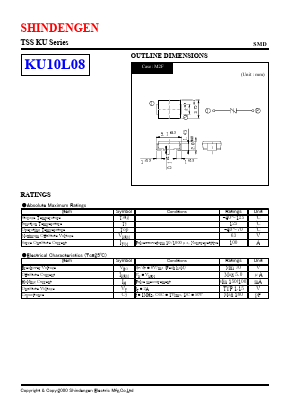 KU10L08 Datasheet PDF Shindengen