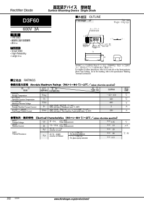 D3F60 Datasheet PDF Shindengen