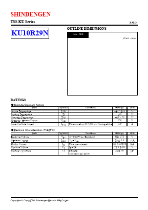 KU10R29N Datasheet PDF Shindengen