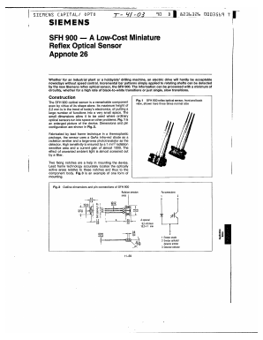 SFH900 Datasheet PDF Siemens AG