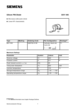 Q62702-X148 Datasheet PDF Siemens AG