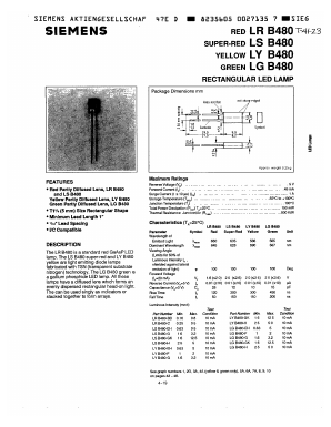 LRB4801111 Datasheet PDF Siemens AG