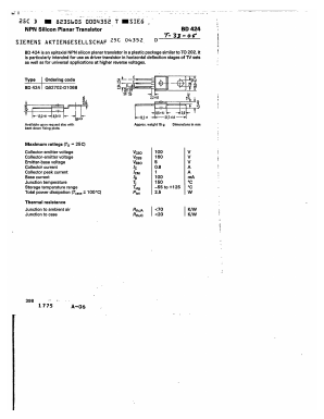 BD424 Datasheet PDF Siemens AG