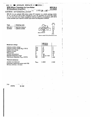 Q68000-A4668 Datasheet PDF Siemens AG