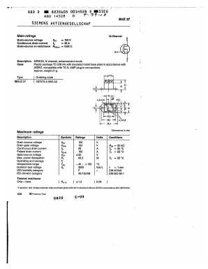 C67078-A1602-A2 Datasheet PDF Siemens AG