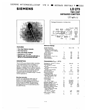 LD273 Datasheet PDF Siemens AG