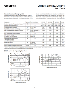 LH1531 Datasheet PDF Siemens AG