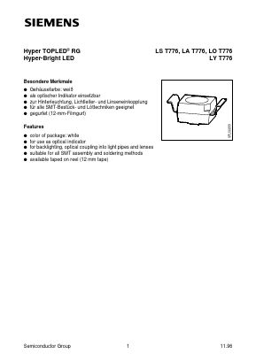 LAT776-Q Datasheet PDF Siemens AG