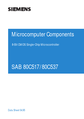 SAB80C517-N Datasheet PDF Siemens AG