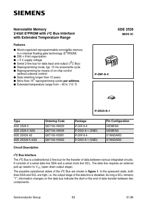 SDE2526 Datasheet PDF Siemens AG
