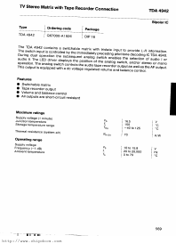 TDA4942 Datasheet PDF Siemens AG