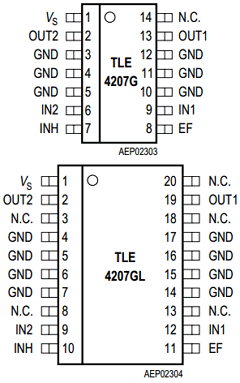 TLE4207G Datasheet PDF Siemens AG