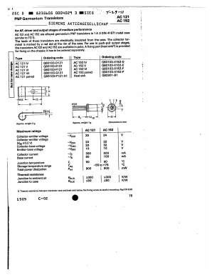 Q60103-X152-D Datasheet PDF Siemens AG