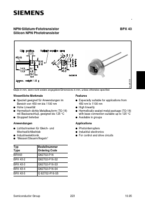 Q62702-P16 Datasheet PDF Siemens AG
