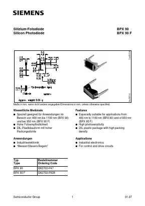 BPX90 Datasheet PDF Siemens AG