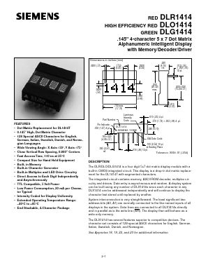 DLG1414 Datasheet PDF Siemens AG