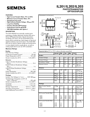 IL203 Datasheet PDF Siemens AG