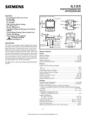 IL1 Datasheet PDF Siemens AG