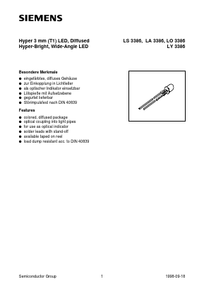 LO3386-P Datasheet PDF Siemens AG