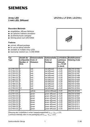 Q62703-Q1507 Datasheet PDF Siemens AG