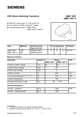 Q68000-A6501 Datasheet PDF Siemens AG