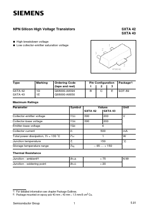 Q68000-A8394 Datasheet PDF Siemens AG