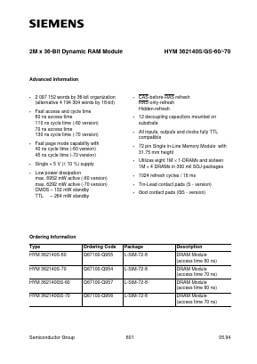 Q67100-Q957 Datasheet PDF Siemens AG