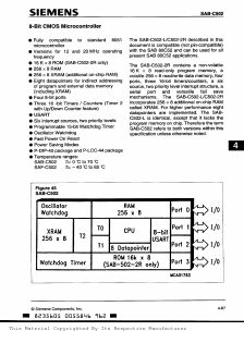 SAB-C502-L Datasheet PDF Siemens AG