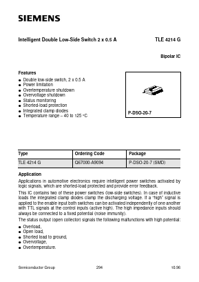 Q67000-A9094 Datasheet PDF Siemens AG