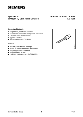 LGH380-J Datasheet PDF Siemens AG