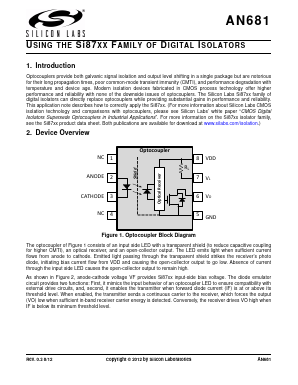 AN681 Datasheet PDF Silicon Laboratories