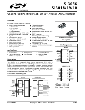 SI3056DC1-EVB Datasheet PDF Silicon Laboratories