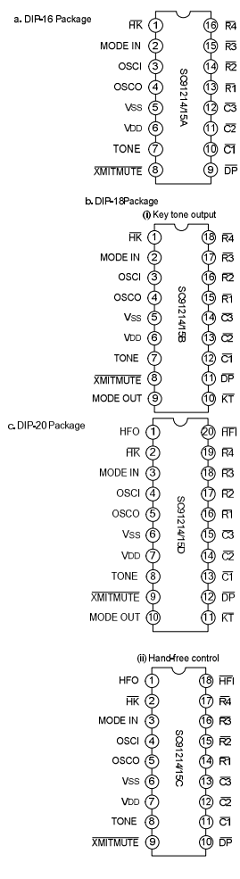 SC91214/15B Datasheet PDF Silan Microelectronics