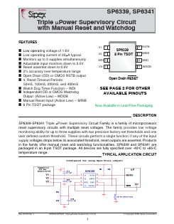 SP6341 Datasheet PDF Signal Processing Technologies