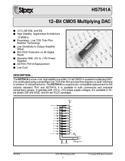 HS7541AKP Datasheet PDF Signal Processing Technologies