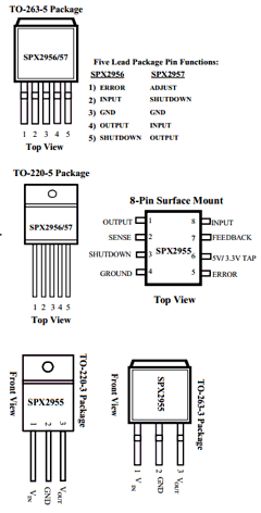SPX2955AT3 Datasheet PDF Signal Processing Technologies