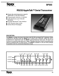 SP303CT Datasheet PDF Signal Processing Technologies