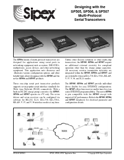SP507RB Datasheet PDF Signal Processing Technologies