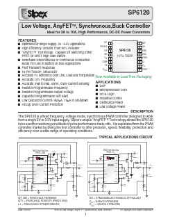 SP6120CY Datasheet PDF Signal Processing Technologies