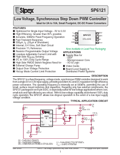 SP6121 Datasheet PDF Signal Processing Technologies