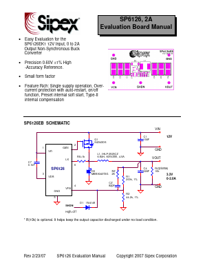 SP6126EB Datasheet PDF Signal Processing Technologies