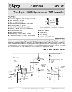 SP6139 Datasheet PDF Signal Processing Technologies