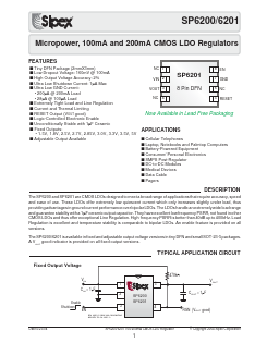 SP6201EM5 Datasheet PDF Signal Processing Technologies