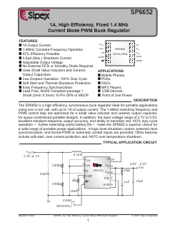 SP6652EU-L Datasheet PDF Signal Processing Technologies