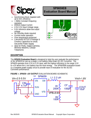 SP6659EB Datasheet PDF Signal Processing Technologies