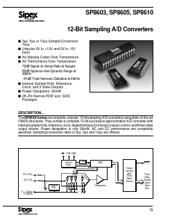 SP8605KN Datasheet PDF Signal Processing Technologies