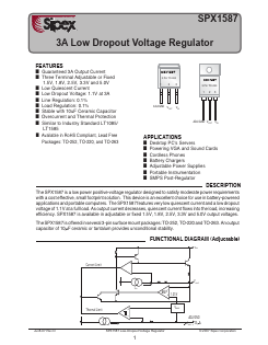 SPX1587R-2-8 Datasheet PDF Signal Processing Technologies