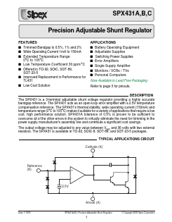 SPX431A Datasheet PDF Signal Processing Technologies