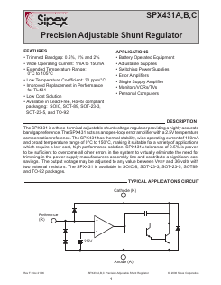 SPX431CM5 Datasheet PDF Signal Processing Technologies